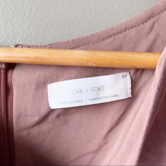 OAK + Fort | 1396 Romper Mauve Size Small - Picture 8 of 8